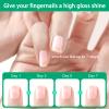 CGBE Nail Buffer and Shine Kit, 20pcs Nail Shine Buffer Blocks for Natural Acrylic Nails Polisher Fingernail Buffer Buffing File 1000/4000 Grit - Green view 4
