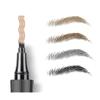 Brow Filler Pen, Hair-like Eyebrow Fork-tips Liquid Filling Applicator, Mimics Natural Eye Makeup by Linble (#2 Deep Brown) view 1