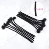 0.2cm 12inch 100 Strands 100% Real Human Hair Dreadlock Extensions For Men/Women Full Head Handmade Permanent Loc Extensions Bundles Can Be Dyed Bleached Curled and Needles view 2