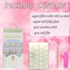 Vezocim Pearl Color False Toenails Sets, Press on Coffin Nails with Designs, Full Cover Artificial Acrylic Fake Nails, Glue on Toenails with Charm, Stick on Toe Nails for Women view 4