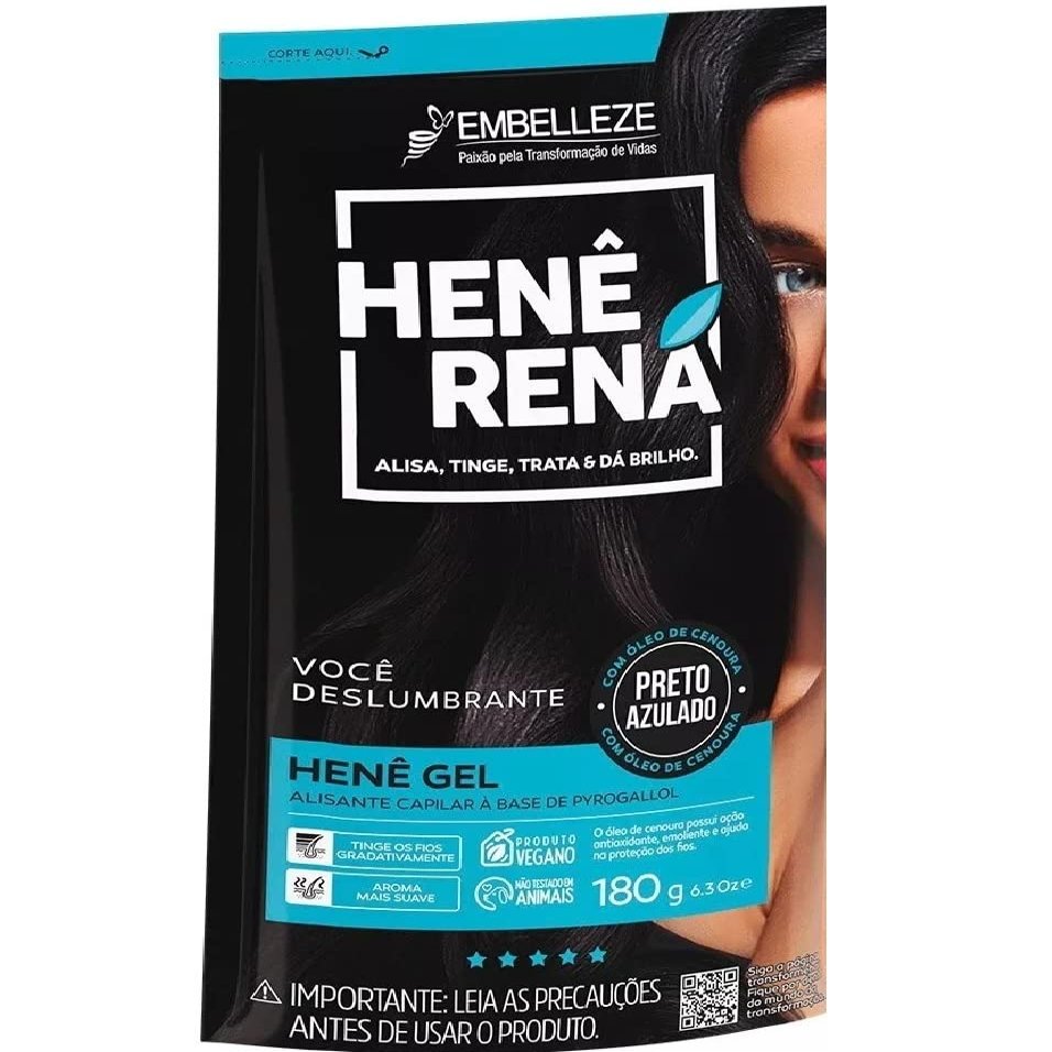 Ren Hen Black Blue EMBELLEZE 180gr x 6