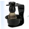 Cabilock Shaving Stand Set Shave Brush Kit Acrylic Stand Soap Bowl Elegant Practical for Tidy Bathroom view 4