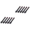 Beaupretty 100pcs Double Sided Eye Shadow Applicators Portable Makeup Tool for Women Girls Soft Sponge Tips for Easy Application for Beginners and Professionals Black view 1