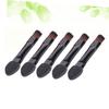 Beaupretty 100pcs Double Sided Eye Shadow Applicators Portable Makeup Tool for Women Girls Soft Sponge Tips for Easy Application for Beginners and Professionals Black view 3