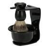 Cabilock Ergonomic Shaving Brush Holder Sleek Brush Set for Tidy Bathroom Setup view 1
