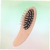 Beaupretty Wooden Massage Comb with Cushion Ergonomic Detangling Hair Brush for All Hair Types Scalp Massager for Home and Spa Use Black Design view 4