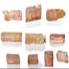 11.40 Gram TEN Golden Peach Pumpkin Crystal Gem Facet Tourmaline Rough EBS1576 view 1