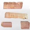 11.40 Gram TEN Golden Peach Pumpkin Crystal Gem Facet Tourmaline Rough EBS1576 view 4