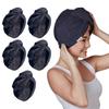 (5 Pack) Hair Drying Towels, Extra Large for Long Hair, Quick Dry Microfiber (Charcoal) view 1