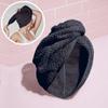 (5 Pack) Hair Drying Towels, Extra Large for Long Hair, Quick Dry Microfiber (Charcoal) view 3