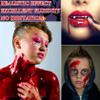 Fusang 2 PCS Fake Blood Spray,Halloween Fake Blood Washable Realistic Special Effects Zombie Vampire Costume Makeup & Dress Up,SFX Makeup Fake Liquid Blood Splatter for Clothes view 3