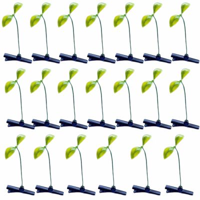 20 Pcs Bean Sprout Hair Clips Little Grasst Hairpins Funny Barrette Headwear Hair Accessories for Women Kids Girls Lady Home School Party Headwear