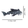 Whale Shark Hair Clip,Cellulose Acetate Hair Clips,Big Claw Clips for Women,Hair Accessories,Black view 2
