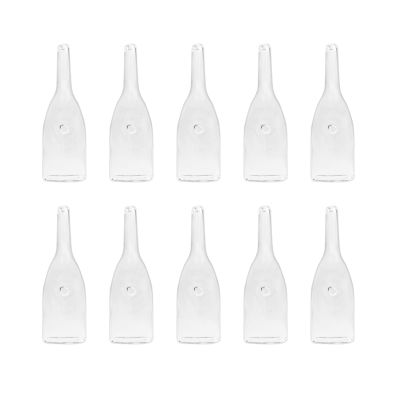Elitzia Four Types Of Blackhead Absorbing Glass Tube Types Multiple Use Beauty Machine Accessories 10/set Of The Same Type ETD215SA (Flat Shape)