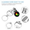 Africa Map Reggae Rasta Fingernail Clipper Metal Fingernail Cutters Portable Nail Clipper with Nail File view 3