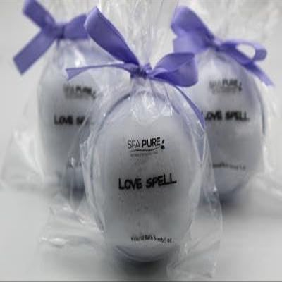 3 Luxury Bath Bomb Fizzies, Large, Handmade in The USA with Shea, Mango & Cocoa Butter, Ultra Moisturizing, Great for Dry Skin, All Skin Types (Free Sample Sugar Scrub) (Love Spell)