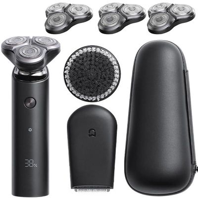 Head Shavers for Bald Men, Electric Shaver Razor Shaving Rechargeable Trimmer Beard Triple Blade For Men's Dry Wet Machine Shaving (Color : S500C 3Head)