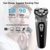 Head Shavers for Bald Men, Electric Shaver Razor for Men 3D Floating Blade Washable Trimmer trimer USB Rechargeable Shaver Beard Machine view 4