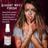 2 PACK Blood Splatter Fake Blood Washable,Halloween Fake Blood Spray Eye Blood Drops Body Paint,Fake Blood for Clothes and Zombie Monster Vampire Clown Costume Cosplay Makeup view 2
