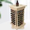 104 Holes Wood Rotating Essential Oil Bottle Holder Classification Display Stand Rack Essential Oil Rack with 32 Small Holes and 72 Large Holes for Displaying Essential/Massage Oils/Perfume/Cosmetic/2 view 2