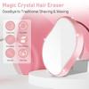 Aoderda Crystal Hair Remover for Women - Painless Exfoliation, Reusable for Arms/Legs (Matte Pink) view 2