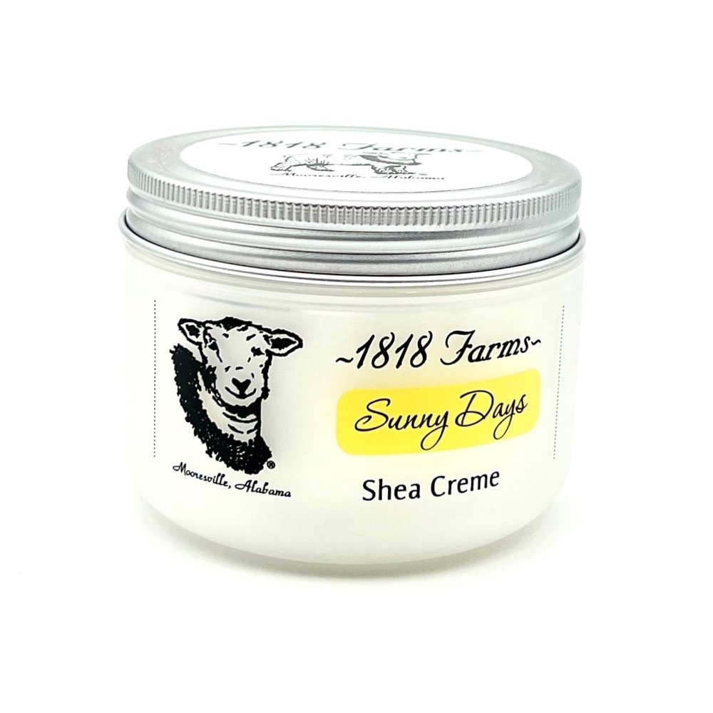 1818 Farms Shea Creme, 8 Fluid Ounces (Sunny Days)