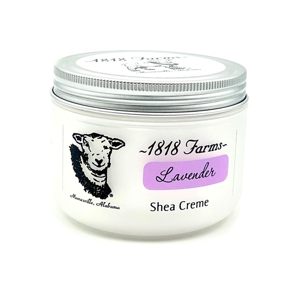 1818 Farms Shea Creme, 8 Fluid Ounces (Lavender)