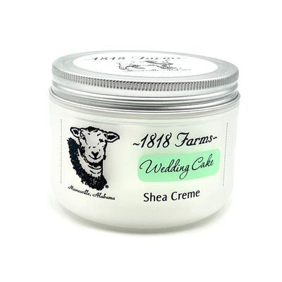 1818 Farms Shea Creme, 8 Fluid Ounces (Wedding Cake)