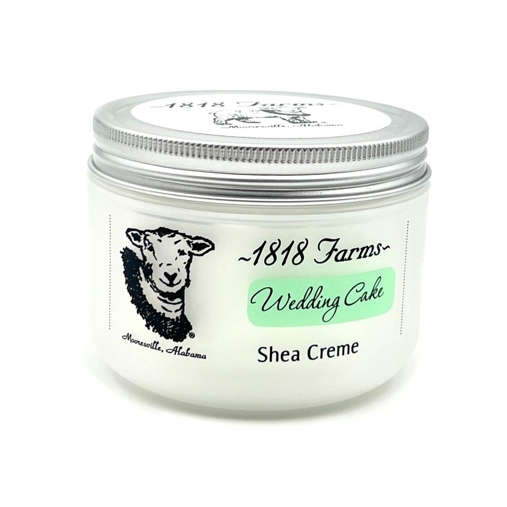 1818 Farms Shea Creme, 8 Fluid Ounces (Wedding Cake)