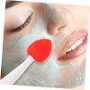 Beatifufu Nose Exfoliating Lip Scrub Brush 6pcs Double-Sided Brush Set Facial Silicone Beauty Supplies Pink view 2