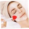 Beatifufu Nose Exfoliating Lip Scrub Brush 6pcs Double-Sided Brush Set Facial Silicone Beauty Supplies Pink view 4