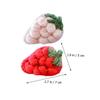 Beatifufu 4pcs Fabric Strawberry Barrettes, Lambswool Knitted Hair Clips with Bobby Pins for Girls, Cute Fruit-Shaped Hairpins for Little Girl's Everyday and Performance view 2