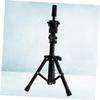 Beatifufu wig stand hairdressing tripod hairpieces display rack wig head tripod mannequin tripod mannequin head stand wig tripod hair tripod tool stand Tripod Support display stand modeling view 4
