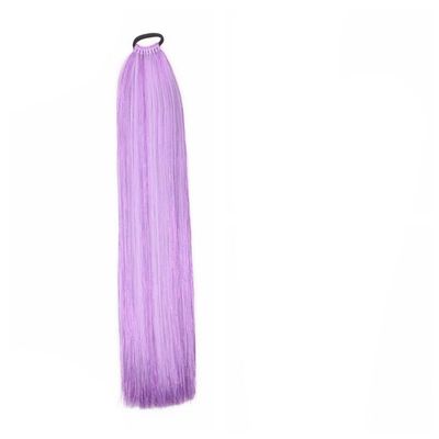 26Inch Ponytailtail Straight Hair Piece With Hair Band Mix Synthetic Braiding Hair