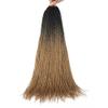 24Inch Ombre Box Braids Crochet Hair Long Pre-Looped Crochet Braids For Women Girls Synthetic Braiding Hair Extensions view 1
