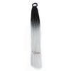 Synthetic 24 Inch Long Colored Box Braids Hair Ponytailtail With Bands Rainbow Braided Ponytailtail For Women view 1