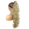30" Long Curly Ponytail Clip In Claw Ponytail Hair Extension Synthetic Hairpiece 2With A Jaw/Claw Clip view 1