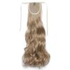 18/22'' 30-Inch Synthetic Hair Fiber Heat-Resistant Straight Hair With Ponytail Fake Hair Chip-In Hair Extensions Ponytail Tail view 1