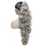 30" Long Curly Ponytail Clip In Claw Ponytail Hair Extension Synthetic Hairpiece 2With A Jaw/Claw Clip view 4