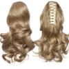 12" Short Wavy Ponytail Hair Extensions Claw Clip On Ponytail Hair Extension Synthetic Ponytail Extension Hair For Women view 1