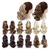 12" Short Wavy Ponytail Hair Extensions Claw Clip On Ponytail Hair Extension Synthetic Ponytail Extension Hair For Women view 2