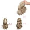 12" Short Wavy Ponytail Hair Extensions Claw Clip On Ponytail Hair Extension Synthetic Ponytail Extension Hair For Women view 3