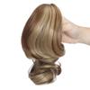 12Inch Clip In Ponytail Hair Extension Wig Straight Kinky Curly Long Synthetic Wrap Around Fake Ponytail Blonde Afro Hairpiece view 1