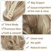 12Inch Clip In Ponytail Hair Extension Wig Straight Kinky Curly Long Synthetic Wrap Around Fake Ponytail Blonde Afro Hairpiece view 4