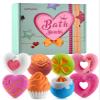 8 PCS Valentines Day Bath Bombs for Girlfriend Kids Girls, Bubble Bath Women, Natural Bath Bomb Gift Set - Handmade BathBombs Moisturize Fizzy, Spa for Mom, Christmas Mothers Day Birthday view 1
