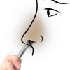 AISHFP Nose Hair Trimmer, Stainless Steel Nose Hair Trimmer Nose Clip Tweezers Round Head Ring Nose Clip Eyebrow Nose Hair Tweezers Trimmer (Color : Onecolor) view 2