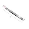 AISHFP Nose Hair Trimmer, Stainless Steel Nose Hair Trimmer Nose Clip Tweezers Round Head Ring Nose Clip Eyebrow Nose Hair Tweezers Trimmer (Color : Onecolor) view 3