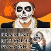 Black White Face Body Paint Set,Oil Based Face Painting Kit,Special Effects Halloween SFX Makeup Kit with 2 Brushes,Halloween Face Paint Palette Kit for Clown Zombie Halloween Cosplay Makeup view 4