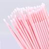 400 Pcs Micro Applicator Brushes,JASSINS Microswabs for eyelash extensions,Disposable 2mm Precision Mascara swab,For Cleaning and Applying Makeup (Light pink) view 2