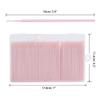 400 Pcs Micro Applicator Brushes,JASSINS Microswabs for eyelash extensions,Disposable 2mm Precision Mascara swab,For Cleaning and Applying Makeup (Light pink) view 3
